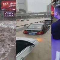 影／中國鄭州破紀錄「全城泡水」　大水猛灌地鐵至少12死