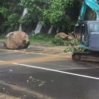 外圍環流挾雨勢！新竹山區土石崩塌 大樹倒塌