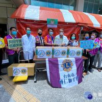博仁獅子會捐贈防疫物資　助台南市立醫院抗疫情