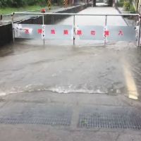快新聞／保安火車站台鐵涵洞淹水　緊急出動2台抽水機清淤