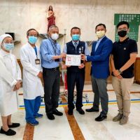 桃市副議長李曉鐘支持醫護 捐贈高氧器予聖保祿醫院