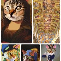2021《Step into Cat Art 走進喵次元》貓・美術館線上展《貓娜麗莎》VR一窺【山本修】貓世界觀
