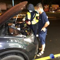 颱風天車沒電　警電力支援