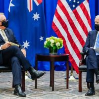 拜登見澳洲總理莫里森　盛讚兩國聯盟關係