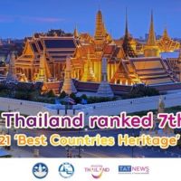 泰國在“最佳國家遺產”前 10 名排名中進一步上升