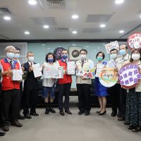 臺南在地企業捐贈口罩3萬片 黃偉哲感謝其給予弱勢實際幫助