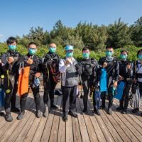 桃園首創成立5支「環保潛水隊」　淨海守護藻礁