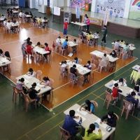 影／褒忠國中硬筆字書法比賽　增進學童國語文讀寫能力