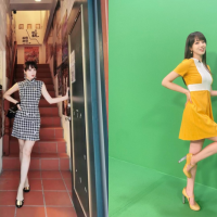 女星朱蕾安做人成功?!錄影頻摸肚、傘狀洋裝飄孕味