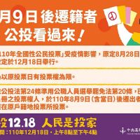 1218公投投開票所查詢系統上線　中選會：8/9後遷籍者須返原戶籍地投票