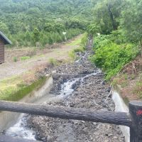 六龜新開地區排水改善開工解決野溪土砂溢流