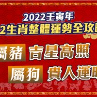 2022壬寅年12生肖整體運勢全攻略，屬豬吉星高照、屬狗貴人運旺！｜命理