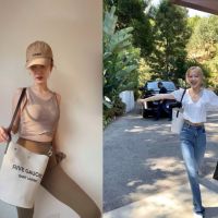 YSL「帆布水桶包」中性設計男女通殺!BLACKPINK Rosè、曾之喬女神搶曬,貝克漢兒子形象照也揹它