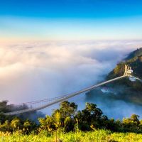 「台灣特色吊橋」推薦這5座！34層樓高「全台最深」在南投，花蓮「山月吊橋」日本警察看了想辭職！