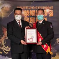 消防最高榮譽 嘉市消防局蔡欣學、黃柳風榮獲鳳凰獎