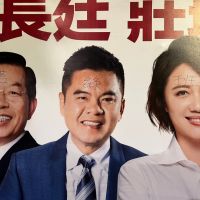競選看板慘遭「黥面」塔綠班 林延鳳痛批「戰鬥藍」: 激化對立!