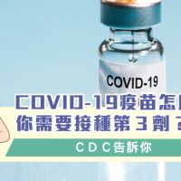 COVID-19疫苗怎麼打?你需要接種第3劑?CDC告訴你