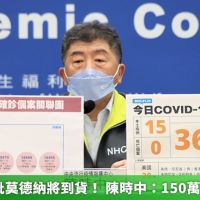 2022年首批莫德納將到貨! 陳時中:150萬劑這兩天來
