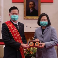 金門大隊長陳叁奇榮獲全國消防楷模 總統府代表致詞