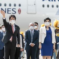 賴清德抵宏都拉斯 宏國副總統陪走紅毯檢閱儀隊