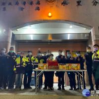 投縣警察局主秘抵集集警分局 慰勉加強重要節日安全維護工作勤務人員