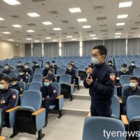 警大校長陳檡文南下竹山 關心學生消防訓練狀況