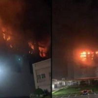 連燒8天終於撲滅…桃園美福倉儲「火勢復燃」　消防員證實：6樓竄火舌