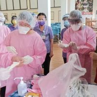 防疫視同作戰 中彰榮家自主防疫實地演練
