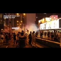 【占中影片】香港抗議民眾挨警催淚彈 令人驚駭｜民報