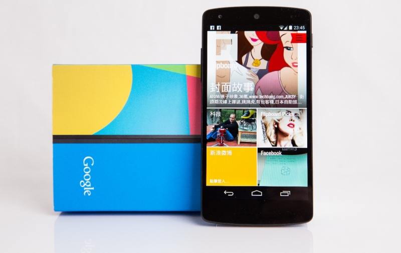 Google Nexus 5 細緻手感、無限暢滑